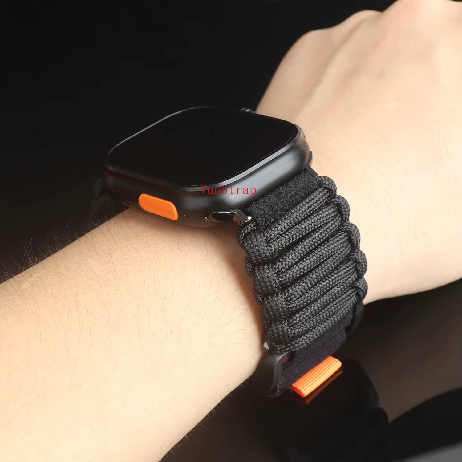Bracelet de corde de parapluie de boucle de voyage pour Apple Watch 49mm 46mm 45mm 44/42mm