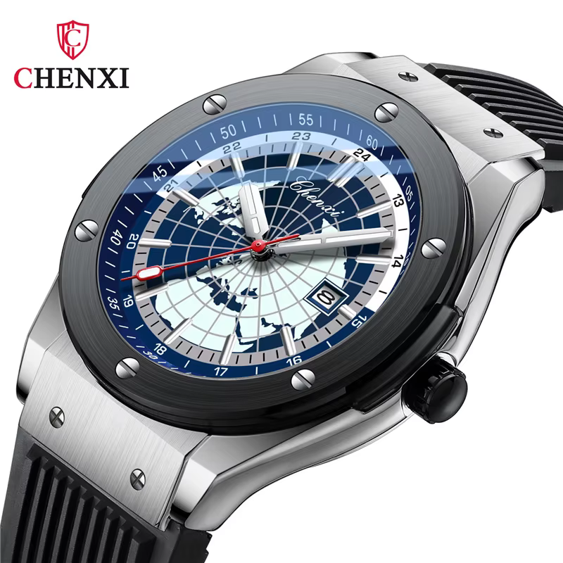 CHENXI 82442 Montre à quartz pour homme