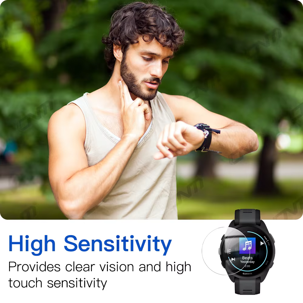 Protecteur d'écran HD clair pour montre intelligente Garmin Forerunner 165