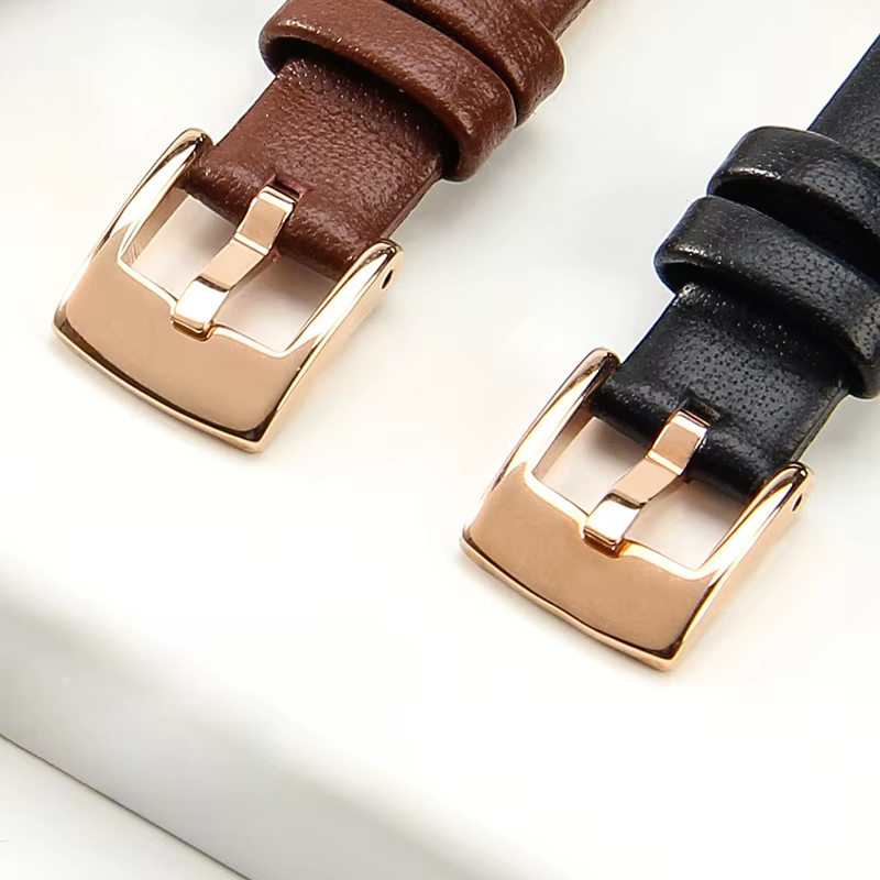 Bracelet de montre en cuir véritable durable pour femme