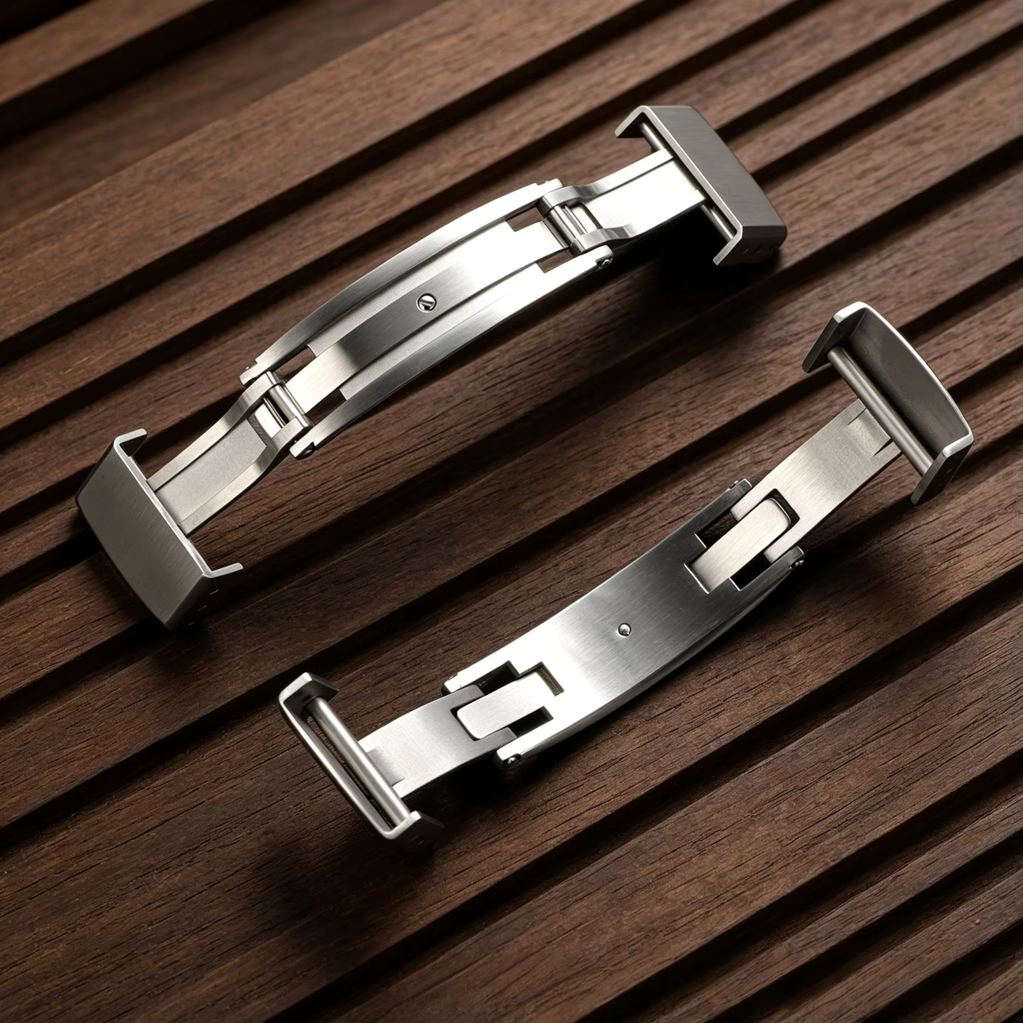 Boucle de montre déployante en acier inoxydable 316L