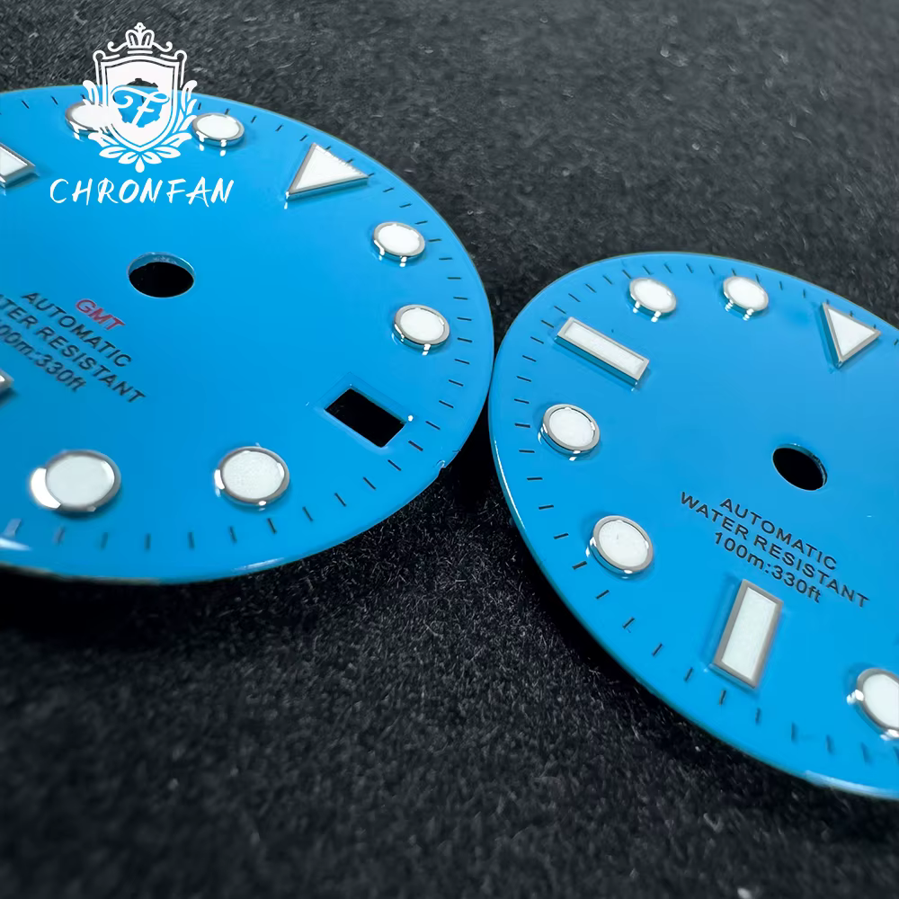 Bleu glace 28.5mm pour sous-montre cadran