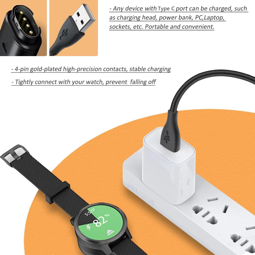 Chargeurs de remplacement adaptés à Garmin Approach S70 S60 S42 S40 S12 S10 G12