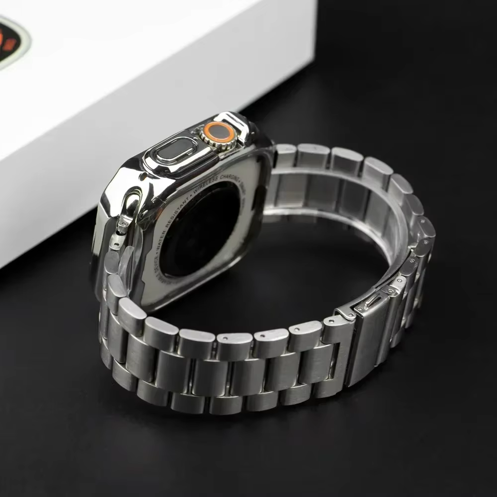 Bracelet en acier Starlight pour Apple Watch Series Ultra2 10 9 8 7 SE 6 5 4 3 46mm 49mm