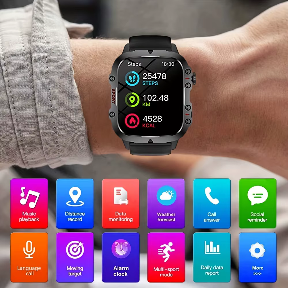 Montre connectée, écran tactile de 1