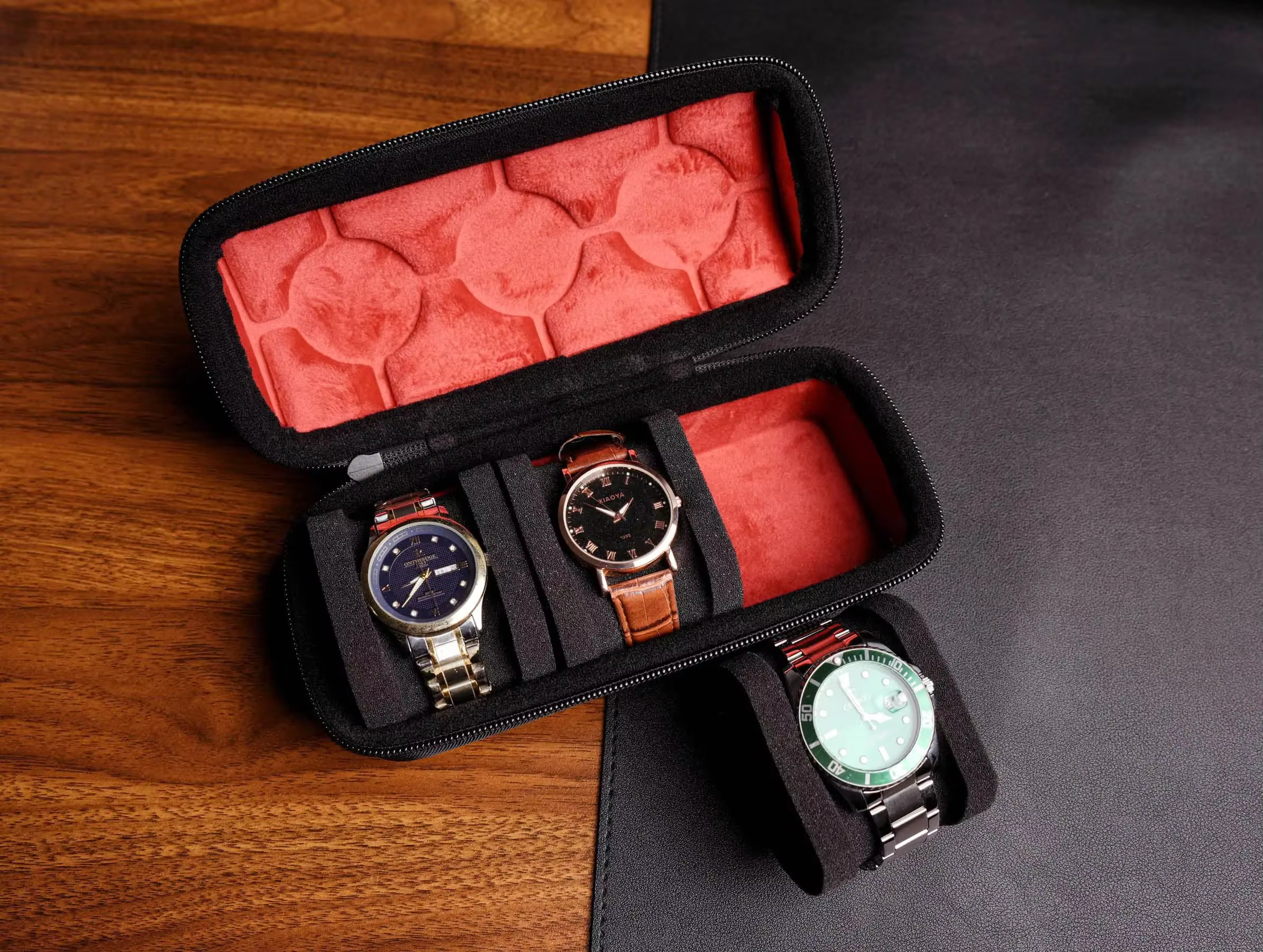 Organisateur de boîte de montre pour hommes