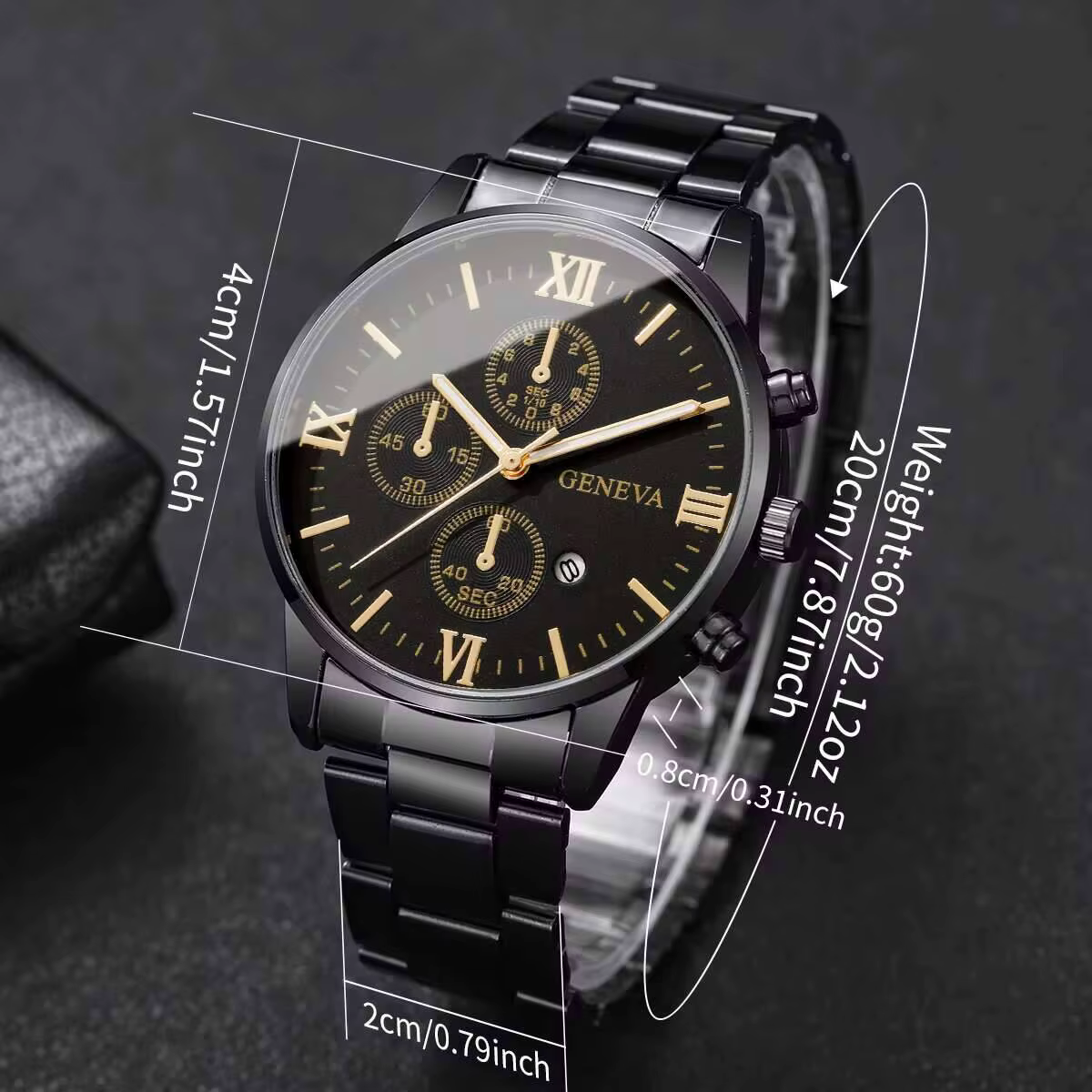 Montres d'affaires de luxe pour hommes