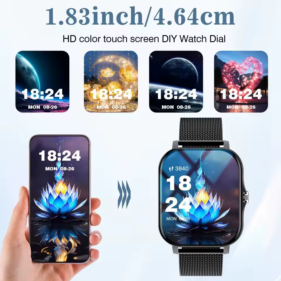 Nouvelle Montre Connectée Bluetooth 2026 avec Appel