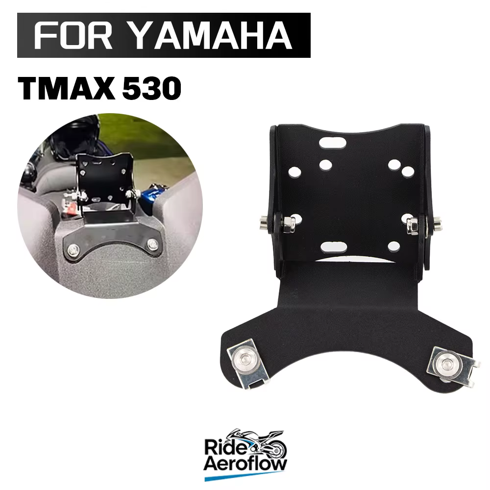 Support de fixation pour téléphone portable et GPS sur pare-brise pour moto Yamaha TMAX530 TMAX T-MAX 530 2017-2024