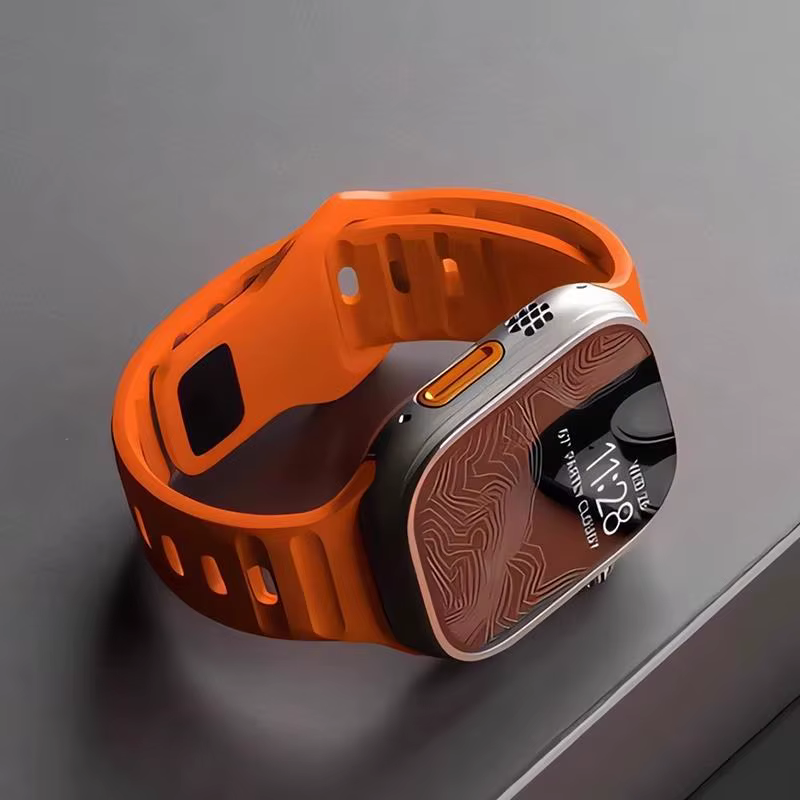Bracelet sport en silicone pour Apple Watch Band