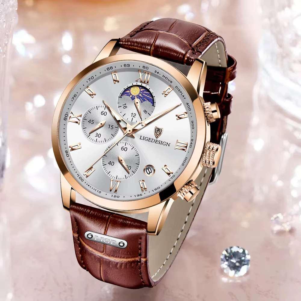 Montre Femme LIGE de Luxe Tendance