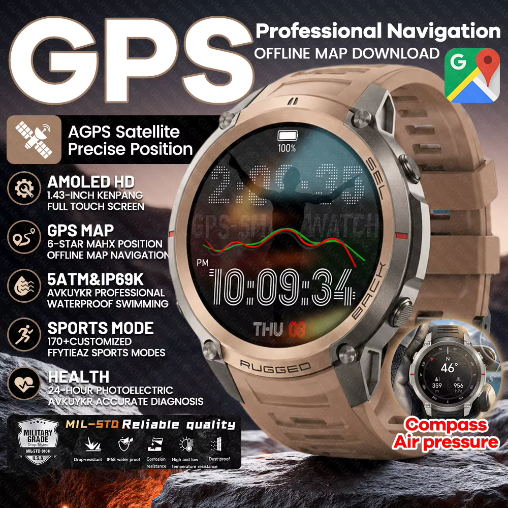 Montre connectée GPS intégrée