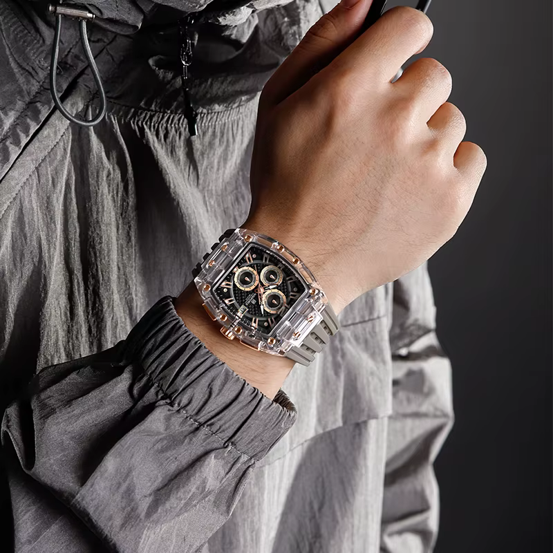 Nouveau NAVIFORCE hommes montres multifonctions à Quartz mode sport chronographe 5ATM étanche bracelet en Silicone décontracté homme montre-bracelet