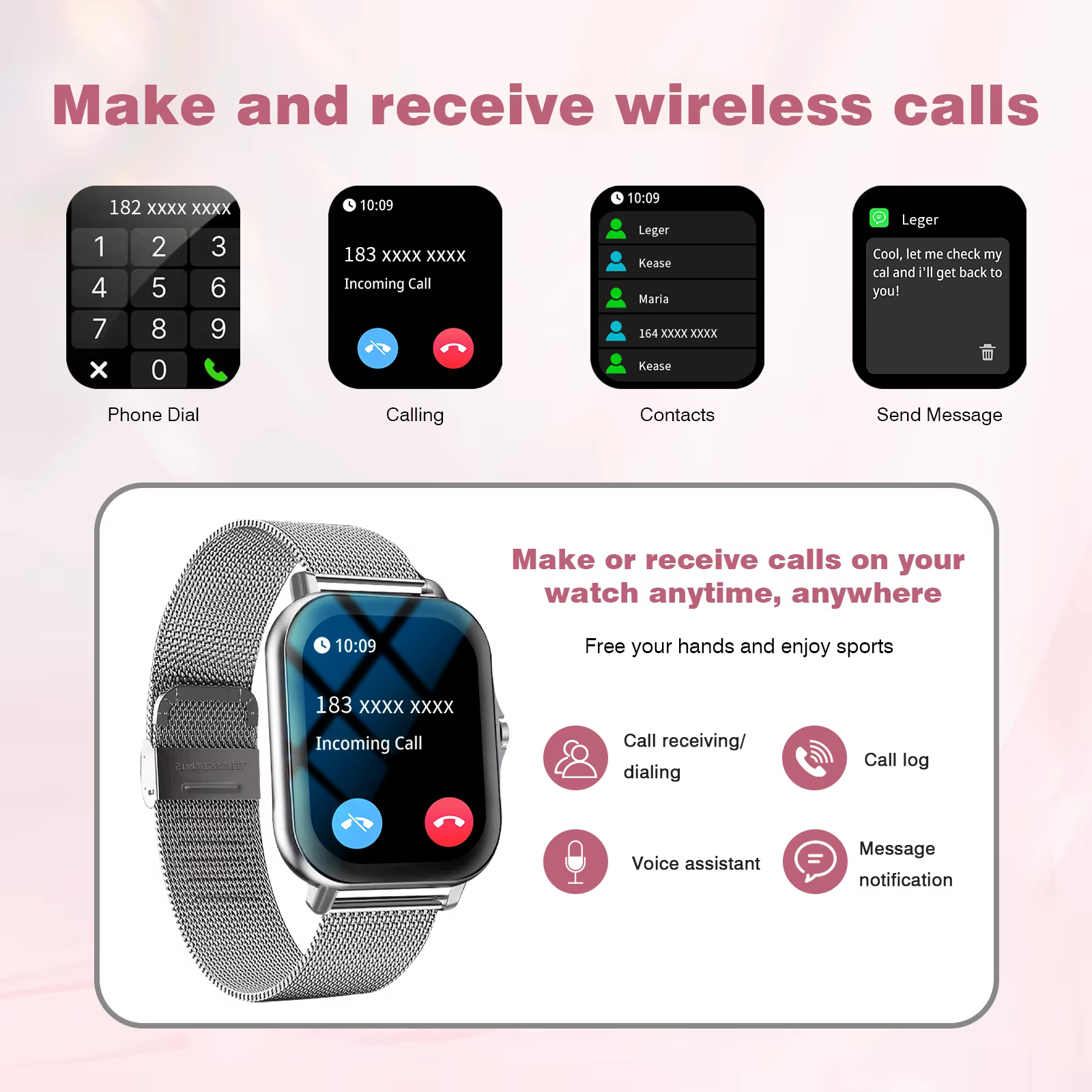Montre intelligente montre intelligente de sport multifonctionnelle