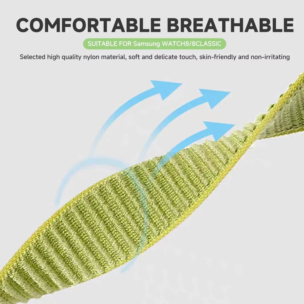 Bracelet de montre 18mm 20mm pour Withings ScanWatch 42mm 38mm boucle en Nylon souple élastique pour Nokia
