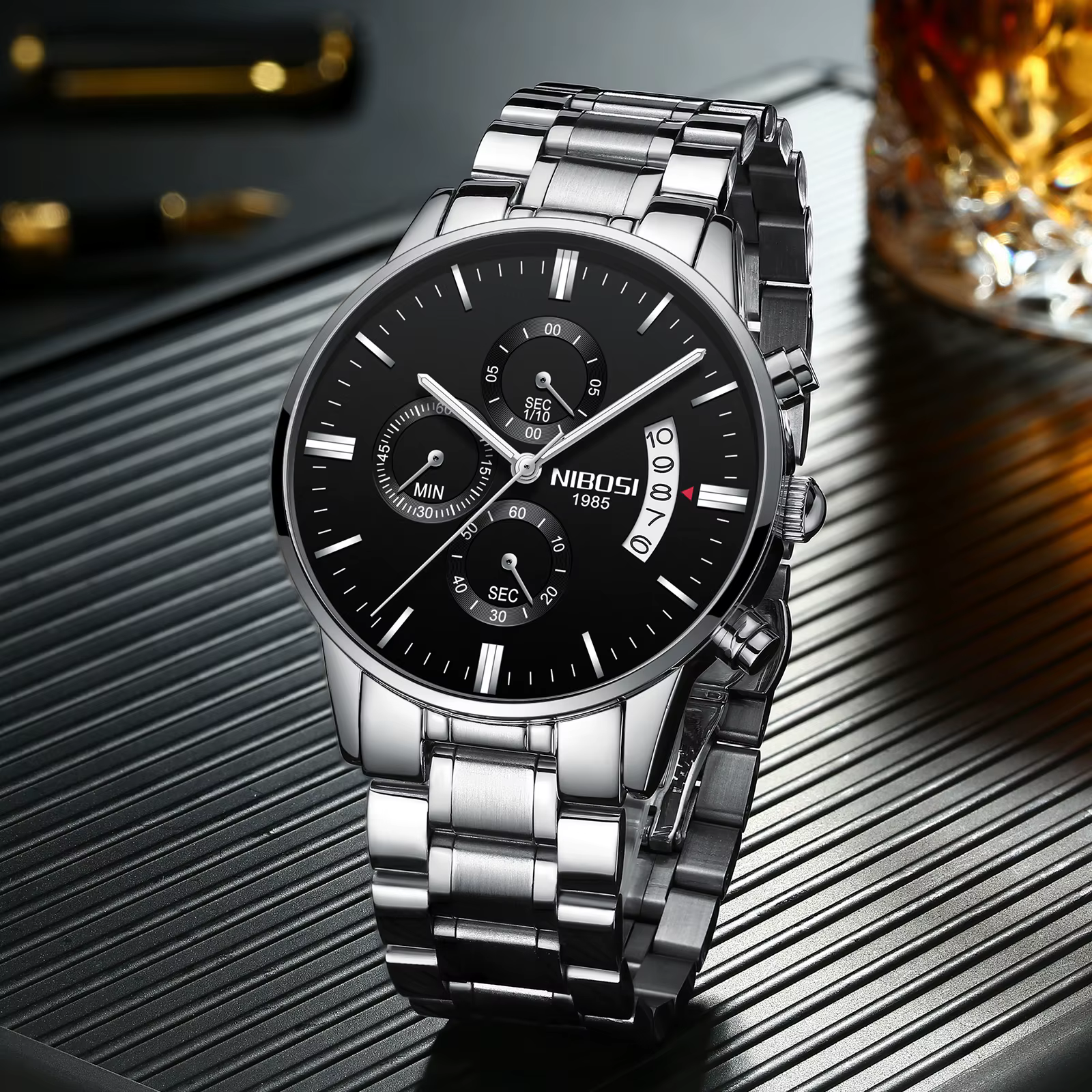 NIBOSI montres de luxe haut de gamme montres pour hommes Relogio Masculino