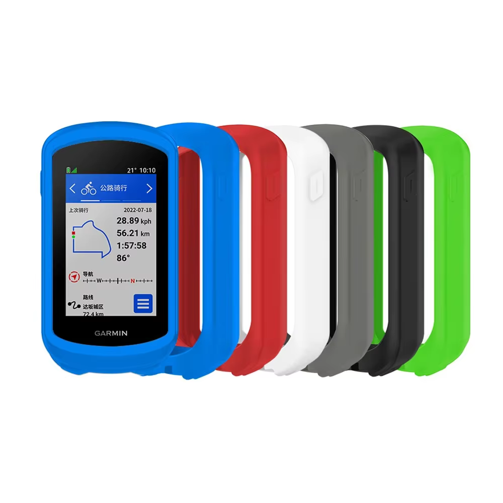 Garmin Explore 2 étui GPS ordinateur de vélo housse en Silicone coque de protection en caoutchouc odomètre + Film HD