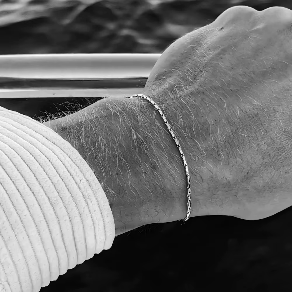 Bracelet en métal et acier inoxydable pour hommes, tendance, nouveau Bracelet d'amitié personnalisé qui ne se décolore pas