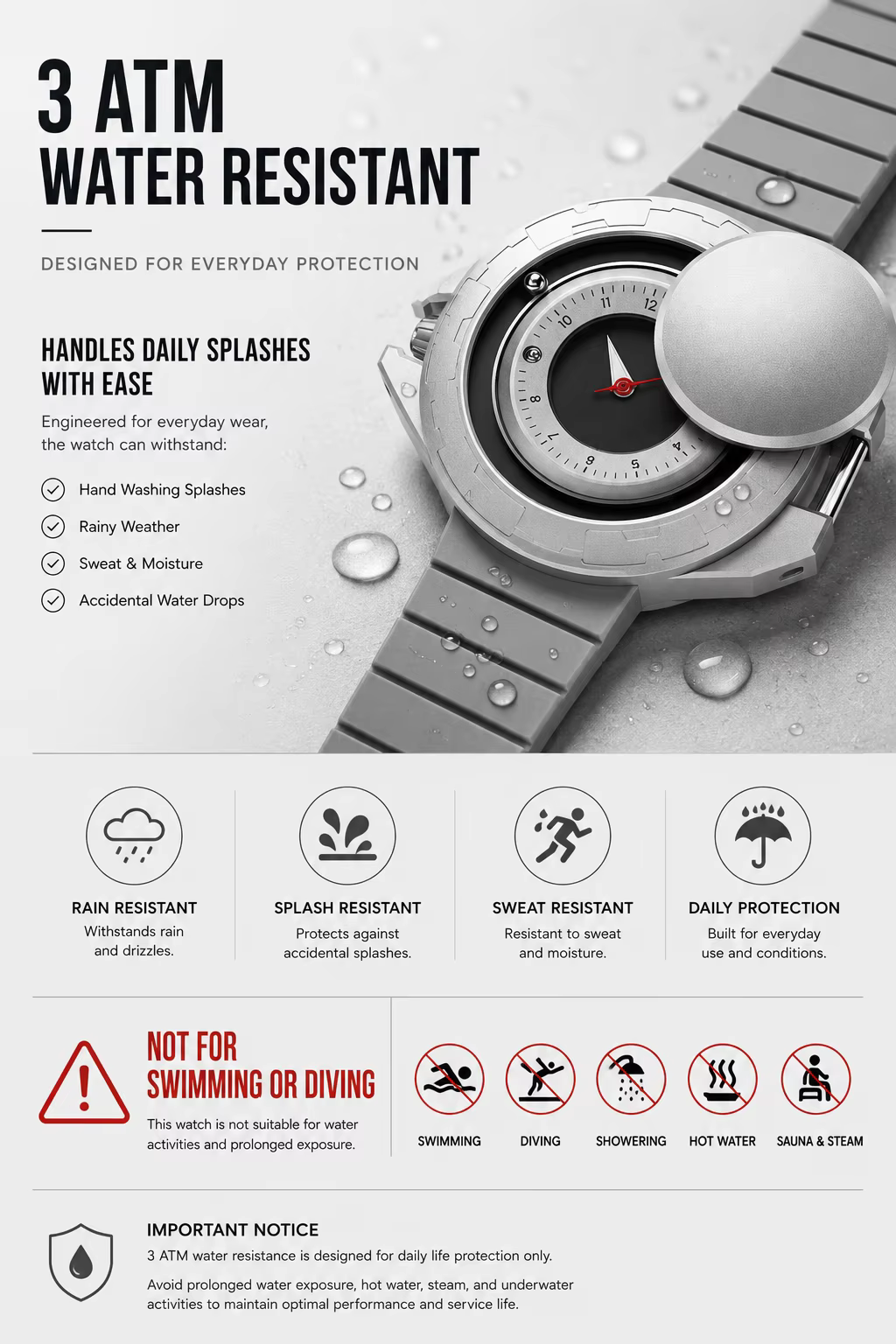 Série Gravity - Airship 360 ° Montre à quartz pour homme Rotating Gorman Watch DG0133