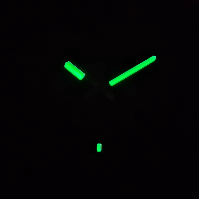 Aiguilles de montre or argent NH35 NH36 C3 vert lumineux