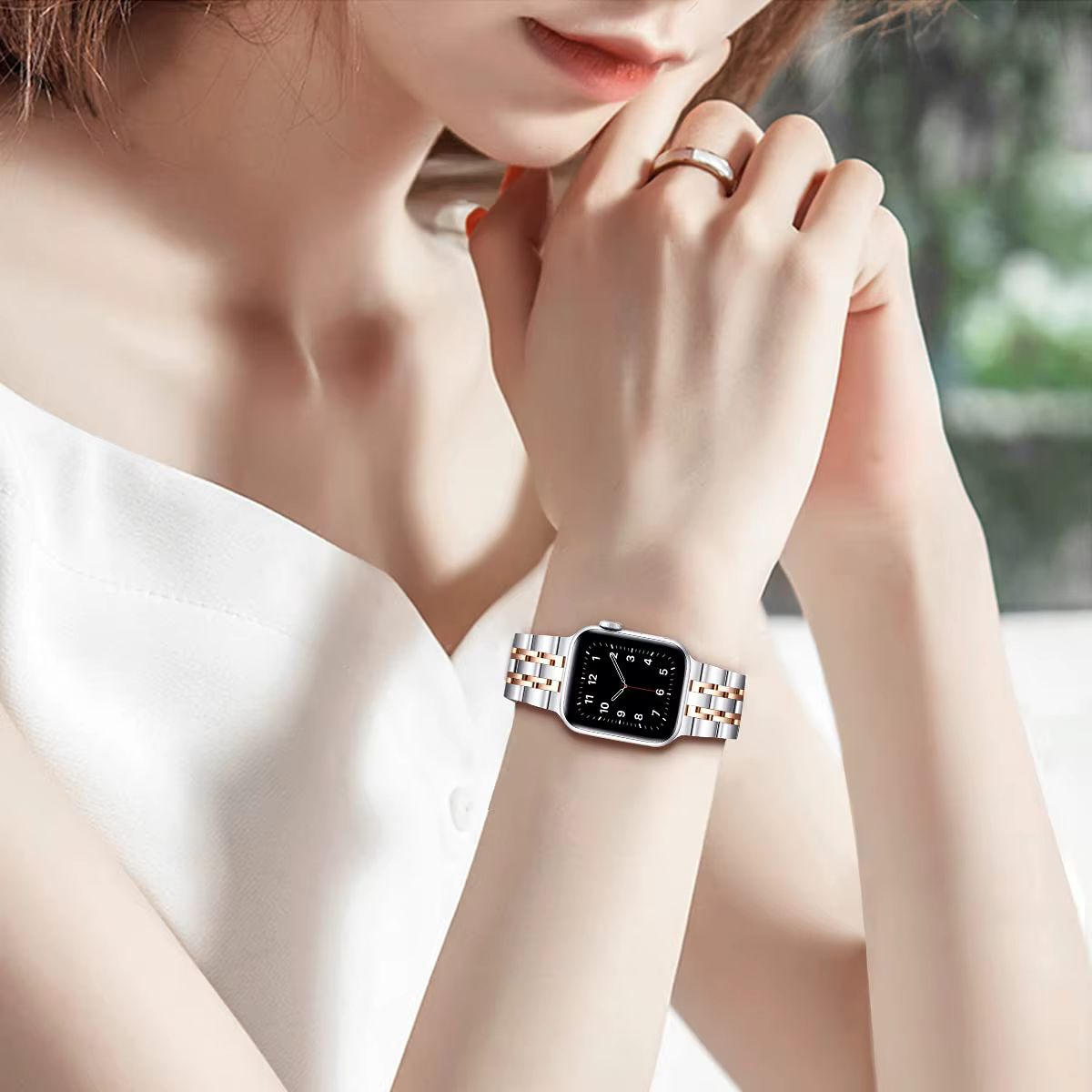 Pour Apple Bracelet de montre série 7 6 Se 5 4 3 42 Mm 44mm