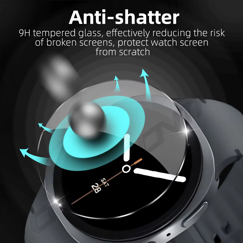 Verre trempé 9H pour Samsung Galaxy Watch 8 Classic 40mm 44mm 46mm Ultra (2025) 47mm