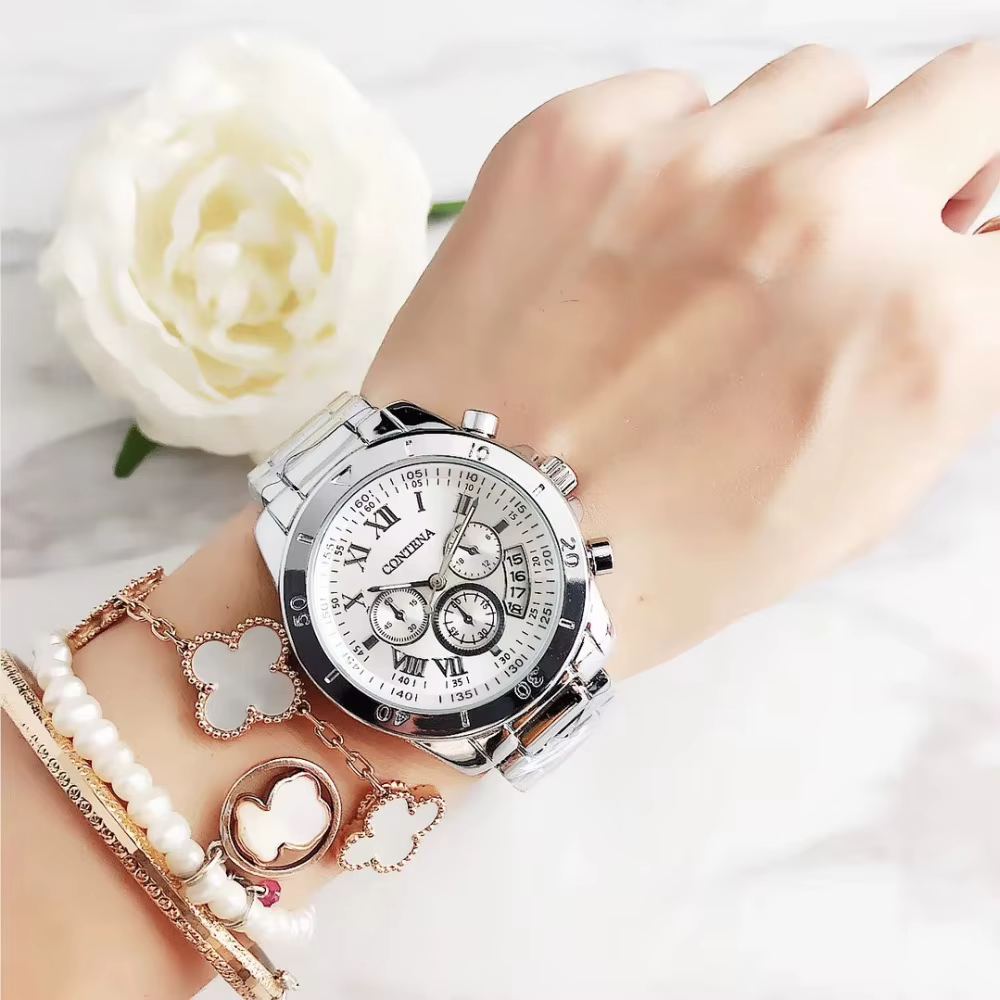 CONTENA Top marque montres de luxe pour les femmes mode Bracelet en acier créatif