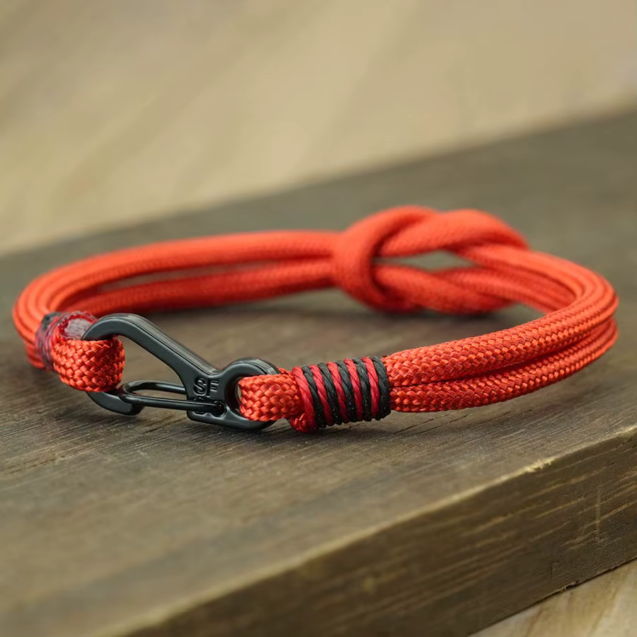 Nouveaux bracelets en corde tressée pour hommes