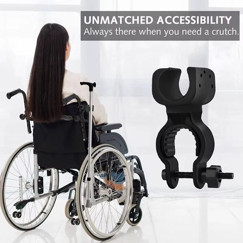 Support de béquille réglable en caoutchouc pour fauteuil roulant électrique, accessoires de voiture pour personnes âgées, soins personnels