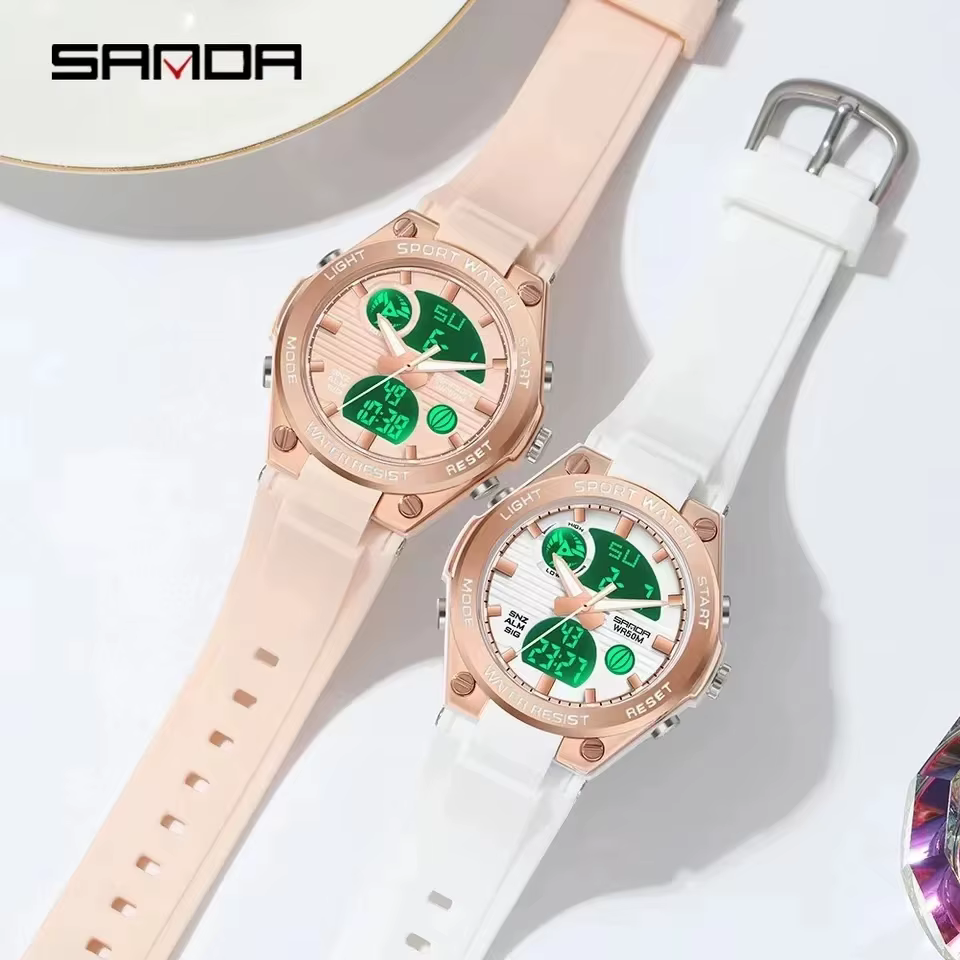 Montre électronique pour femme SANDA 6067