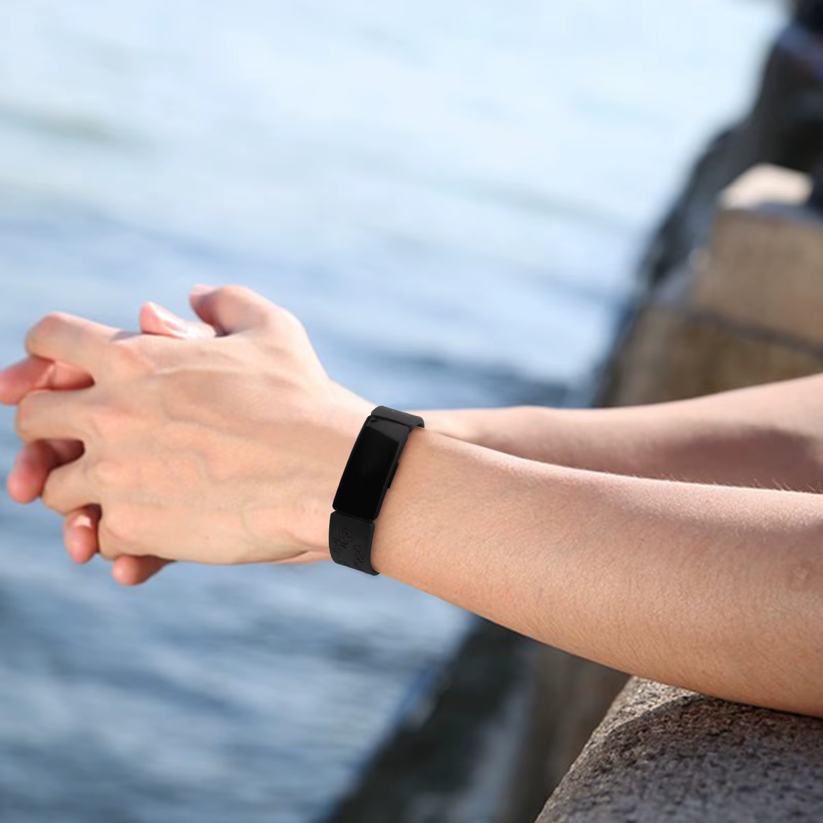 Bracelet gravé en TPU pour Fitbit Inspire 1 2 3, Bracelet de Sport réglable pour Fitbit Inspire Hr, remplacement du bracelet de montre