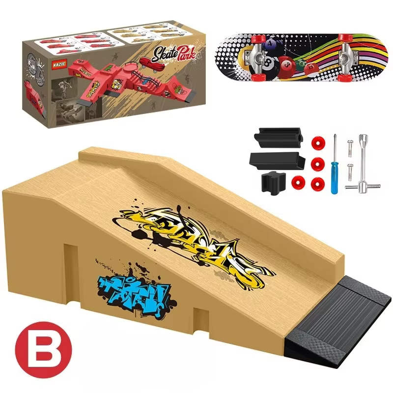 ToysProfessional Skateboard à doigts DIY, Accessoires de rampe de skatepark, Plateforme technologique, Ensemble de scènes et de lieux de jeu, Jouets, Petits cadeaux