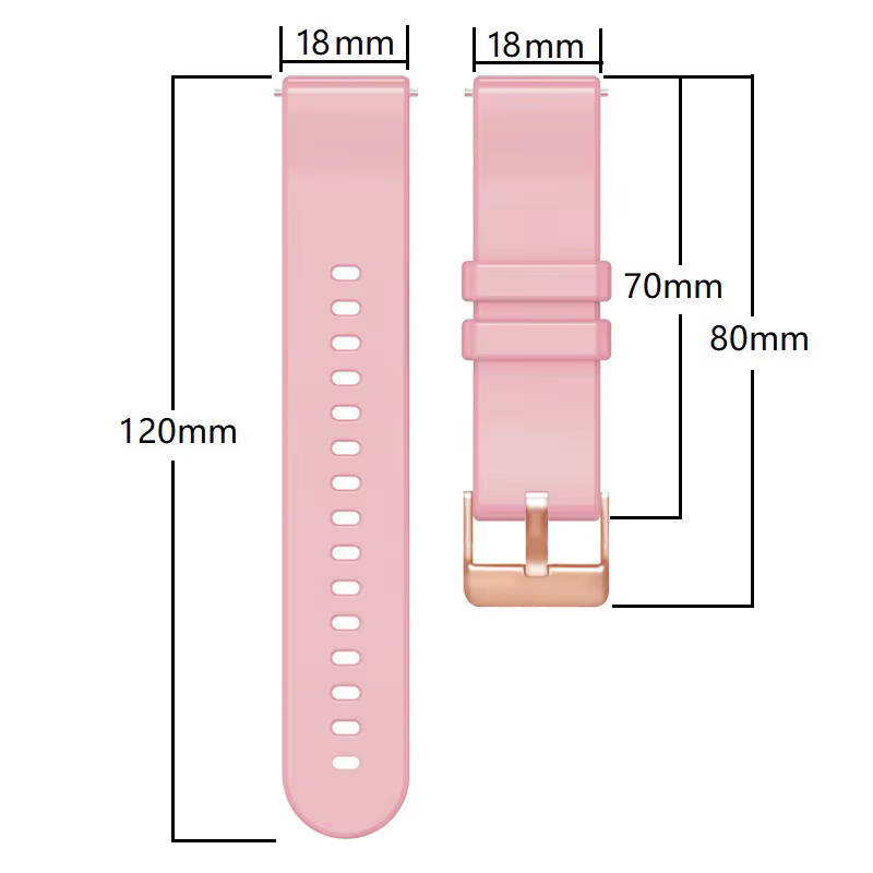 Bracelet de montre intelligente en Silicone pour femmes