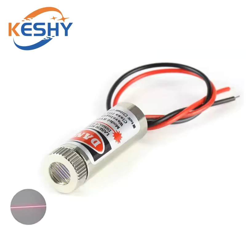Tête de Module Laser à pointe rouge/ligne/croix 650nm 5mW