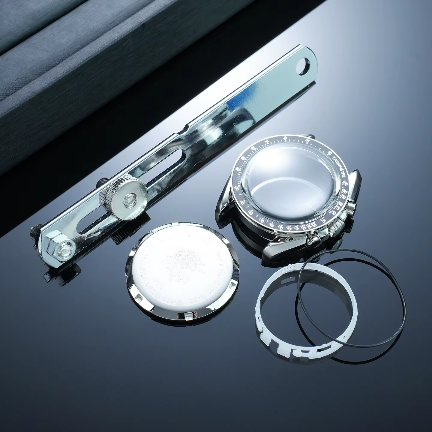 Cadran de 42 mm, boîtier de montre en acier inoxydable 304 amélioré