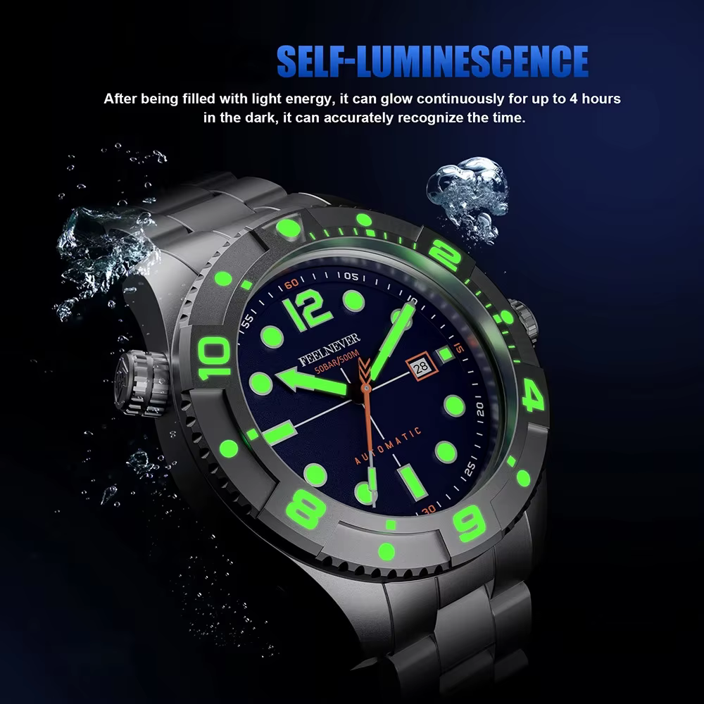 Top marque de luxe montre mécanique Profession Sport décontracté en acier inoxydable automatique montres pour hommes