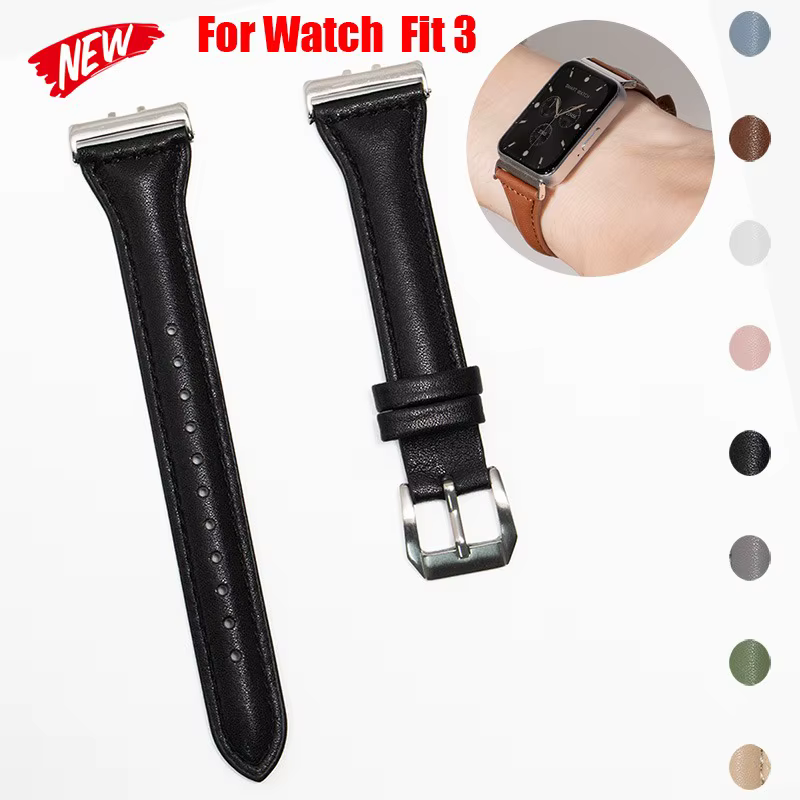 Nouveau Bracelet en cuir pour Samsung Galaxy montre Fit 3 Smartwatch