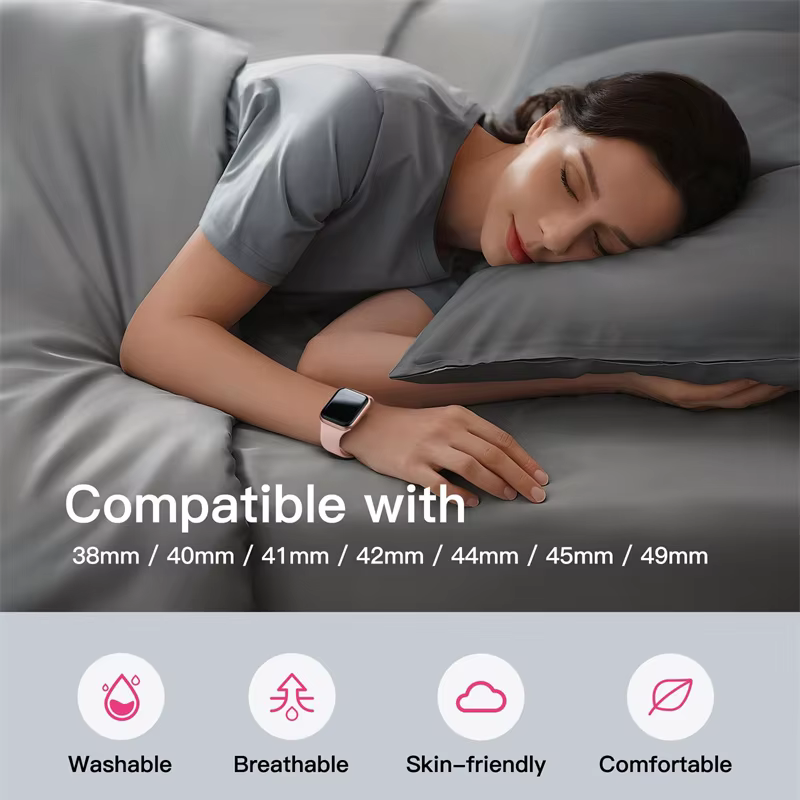 Bracelet de sport en Silicone pour apple watch Ultra 49mm série 9-8-7 41mm 45mm correa 44mm 40mm