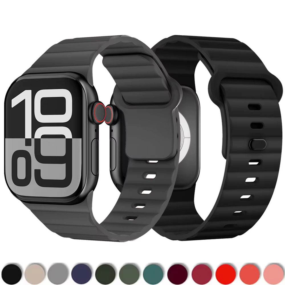 Bracelet en silicone sport pour Apple Watch