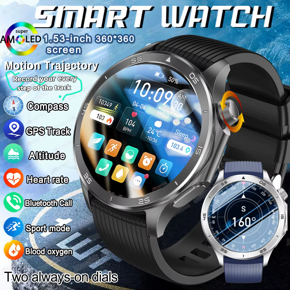 OPPO montre X2 dernière appel Bluetooth Smartwatch hommes GPS NFC surveillance de la santé IP68
