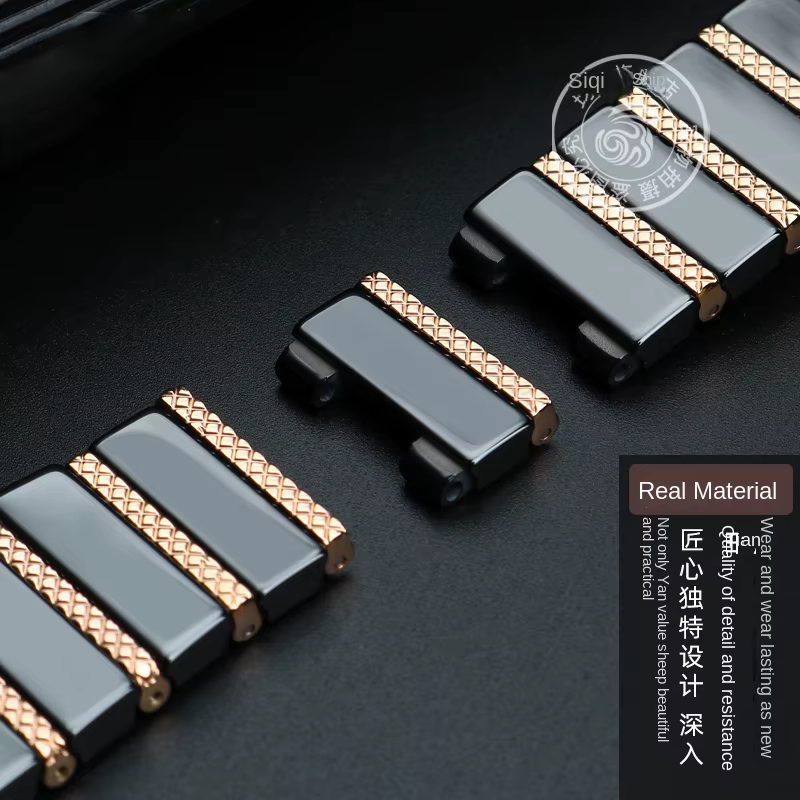 Bracelet de montre en céramique pour CIGA Design