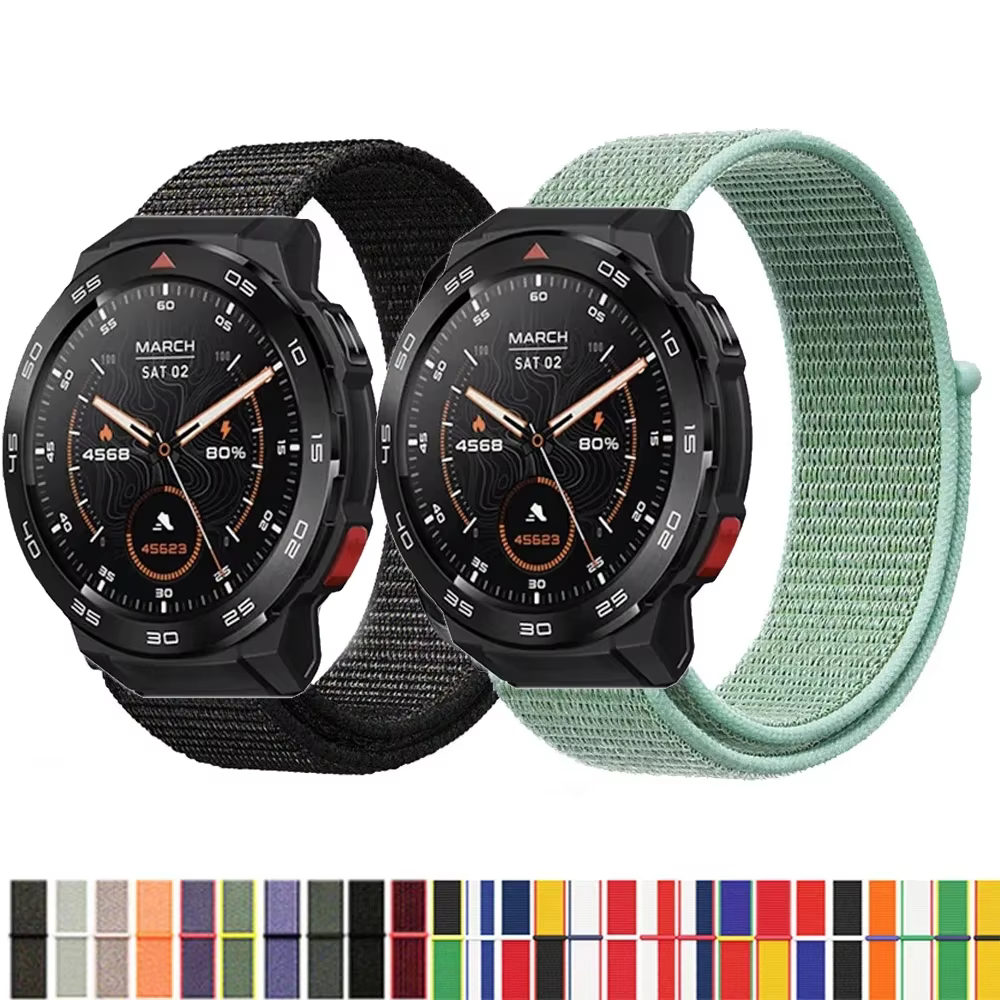 Bracelet à boucle en Nylon de 18mm pour montre intelligente Mibro GS Pro, Bracelet de remplacement, Bracelet de Sport Correa pour ceintures de poignet Mibro GS Pro