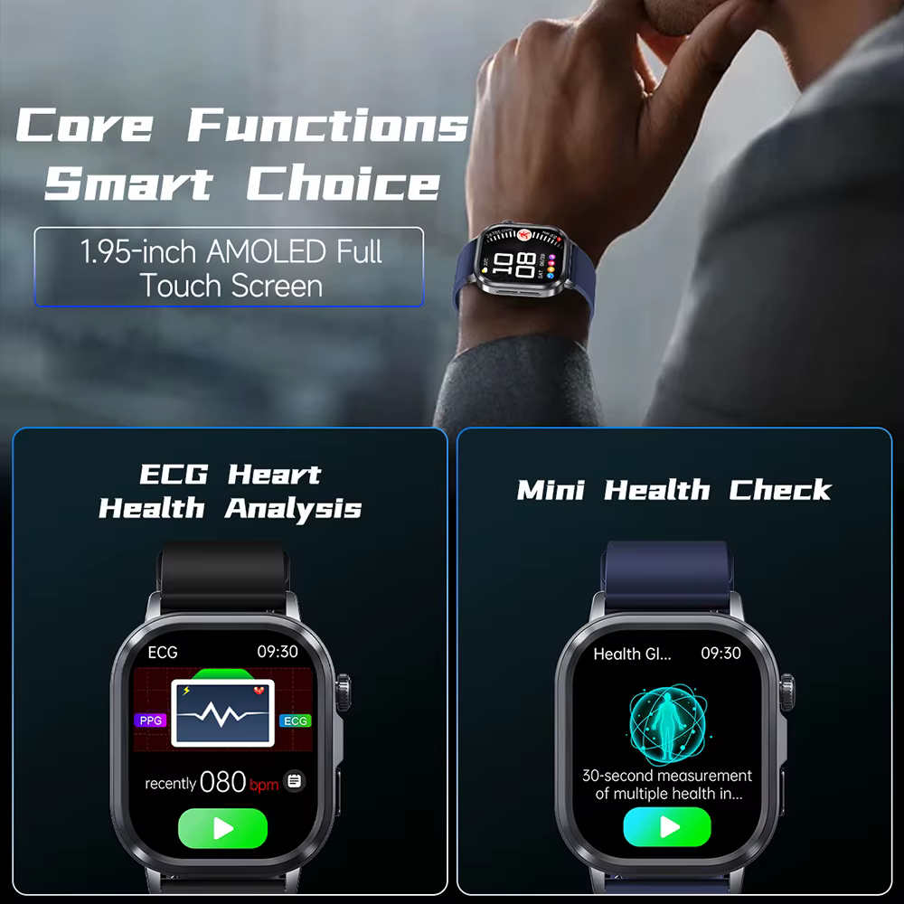 Montre connectée 2025, moniteur de santé précis