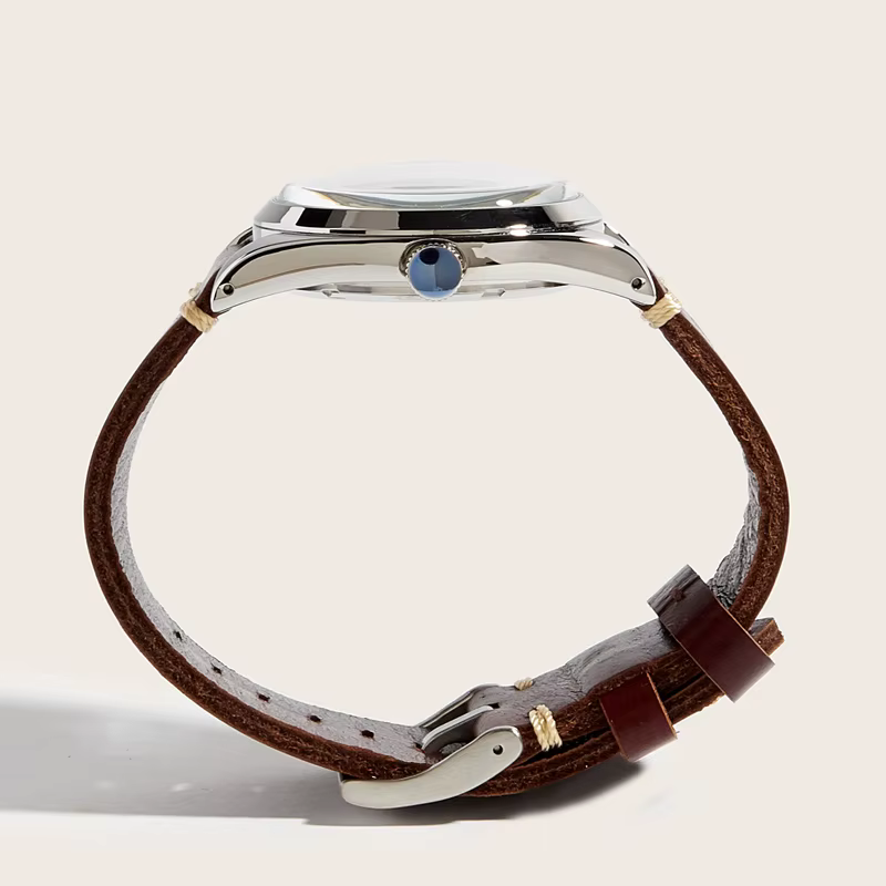 Montre mécanique vintage de luxe unisexe à remontage manuel