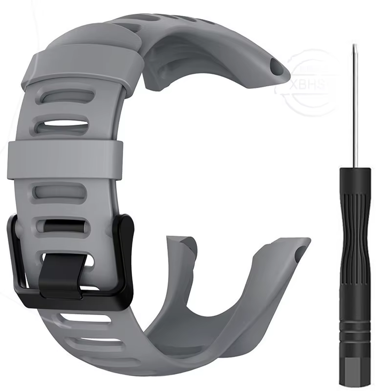 Bracelet de sport étanche en caoutchouc et silicone pour homme
