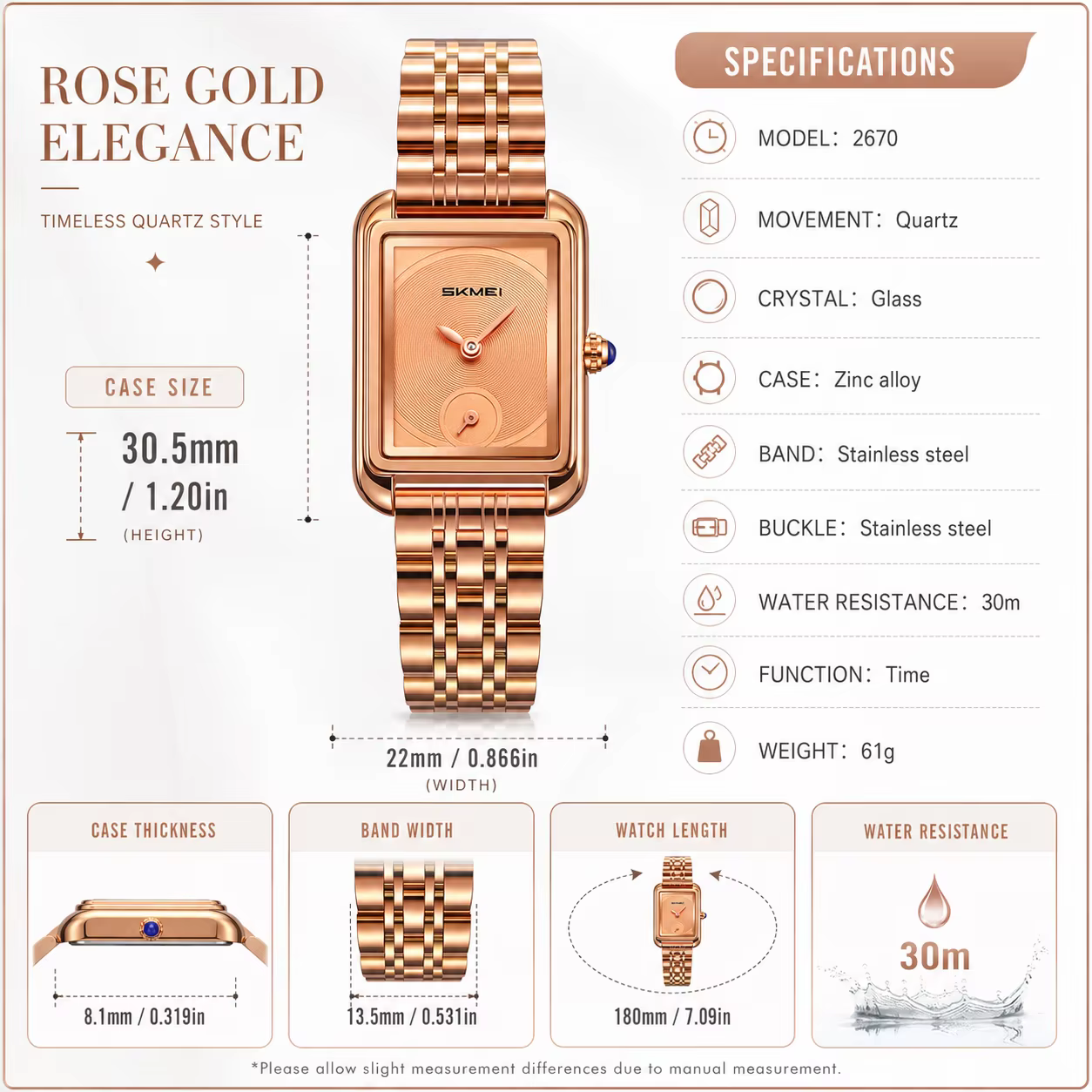 Montres pour femmes SKMEI 2670