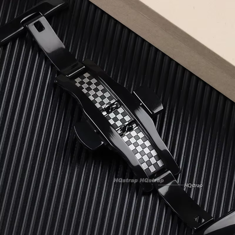 Fermoir papillon en acier inoxydable pour bracelet de montre