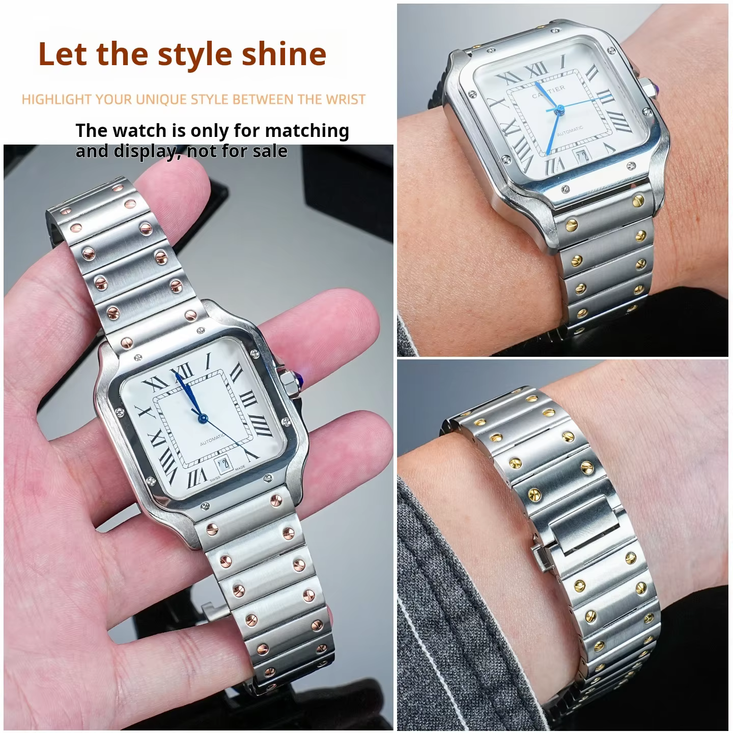 Bracelet en acier de haute qualité 316L