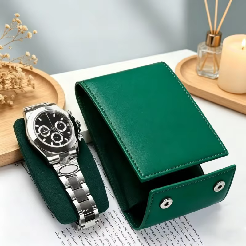 Boîte de rangement portable pour montres homme et femme