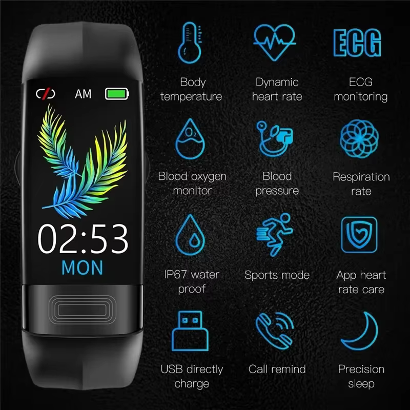 P11 Plus Bracelet intelligent Smartwatch Ekg